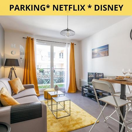 The Sunshine- Appart Cosy Proche Paris-Disney Avec Parking Prive Dans Residence Meaux Zewnętrze zdjęcie